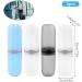NVIYAM 4-Part Travel Toothbrush Case | Portable Toothbrush Holder & Protective Cover for Camping Travel Family & Business - 4 Colors Available - Buy Online on GoSupps.com