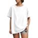 Buy Women's Casual Summer V-Neck T-Shirts | Loose Cotton Blouse - Perfect for Hiking & Everyday Wear - Buy Online on GoSupps.com
