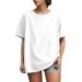 Generically summer women T-shirt shortarm casual V-neck loose shirt cotton blouse tops printed women t-shirt functional shirt women hiking t-shirts women xxl tight tshirts women xs white m