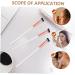 SOESFOUFU 3pcs Fish Tail Brush Makeup Brushes for Nose Highlighter Brush Nose Contour Brushes Nose Makeup Tool 18.50X1.00X1.00CM As Shown - Buy Online on GoSupps.com