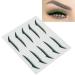Verdant Touch Reusable Colorful Eyeliner Stickers Eye Makeup Tool for Weddings Dance Parties Waterproof Green - Buy Online on GoSupps.com