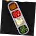 Milisten 2pcs Stainless Steel 4 Compartments Korean Style Plate Dipping Sauce Bowl Seasoning Plate Stainless Steel Sauce Plates Sauce Dishes for Dipping Toddler Mini Small Plate - Buy Online on GoSupps.com