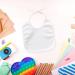 10 Pcs Baby Bibs for Painting - White Bibs for Baby Shower & Parties | Perfect for Boys & Girls - Buy Online on GoSupps.com