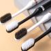 Matching Couple Brushes - Stylish Black & White Toothbrushes with Ergonomic Handles for Couples - Buy Online on GoSupps.com