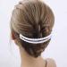 Banana Clincher Combs Vintage Ponytail Holder - Fishtail Hair Clip Ponytail Banana Clip for Women Girls Hair Accessories White - Buy Online on GoSupps.com