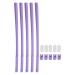 Comfortable shoe puller with a long handle 5-part shoe aid tool non-slip extended shoe aid with an extra long handle for older shoes purple