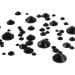 JET Black Swarovski Crystal Flatbacks 144 pcs - Nail Art Rhinestones - Mixed Sizes ss5 ss7 ss9 ss12 ss16 ss20 ss30 - Buy Online on GoSupps.com