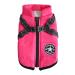 Dog jacket with dishes for small dogs dog sports vest for outside warm pet winter coat for cats puppies small dogs pink xl pink