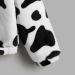 Women's Cow Print Zip Up Cropped Fleece Hoodie - Cute Workout Sweatshirt - Trendy Crop Top for Girls | Size Medium - Buy Online on GoSupps.com