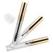 Outanaya 3pcs Makeup Bottle Empty Eyeliner Bottle Mascara Clear Mascara Tube Lip Gloss Clear Golden Plastic