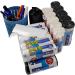 Roll garbage bag roll up thick garbage bag Black/Clear THICKENED 45*55CM/30pcs - Buy Online on GoSupps.com