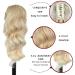 50cm Blonde Ponytail Extension - Long Curls with Clamp - Realistic Synthetic Hair Braid 613# - Buy Online on GoSupps.com