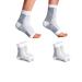 2Pair Neuropathy Socks for Women and Men Neuropathy Socks for Soothe Plantar Fasciitis Neuropathy Pain Relief Comprex Ankle Sleeves (L/XL White) L/XL White
