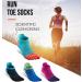 AONIJIE High Performance Athletic Running Toe Socks 3 Pairs - Men & Women, Black/Lake Blue/Blue, Medium - Buy Online on GoSupps.com