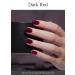 Buy Semi Cured Gel Nail Strips - Dark Red 20 PCS | Salon Quality Easy to Use Gel Nail Stickers | UV Light Compatible - Buy Online on GoSupps.com