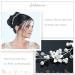 JAKAWIN Silver Bridal Flower Hair Vine Headpiece - Wedding Hair Accessory for Women - Buy Online on GoSupps.com