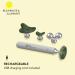 sdkn by Conair Jade Vibrating Face Roller Kit with 4 Attachments Including Gua Sha for Spa-Like Skin Contouring - Buy Online on GoSupps.com