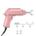Electrical chiropractic massage device 30 steps Strength of the vertebral massage massage device chiropractic adjustment tool with 6 massage heads of rose gold
