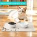 Umtiti Waterproof Non-Slip Dog Bowl Pad for Cats & Dogs - 60x40cm Cream - Dishwasher-Safe Silicone Mat - Buy Online on GoSupps.com