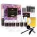 NAOLVE 4 In 1 Brow Lamination Kit Lash Lift Kit Eyebrow Lamination Kit Eyelash Perming Kit with Black Color Eyebrow & Eyelash Lift Kit Eyelash Curling Kit Long Lasting Easy to Use for Home Salon