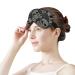 Skull and Paisley Sleep Mask for Women - Adjustable Eye Shades with Elastic Strap for Ultimate Comfort - Buy Online on GoSupps.com