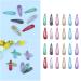 Frcolor 50 Pieces Glitter Snap Hair Clips for Girls & Toddlers - Mixed Colors | High-Quality International Shipping - Buy Online on GoSupps.com