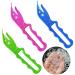 Hair Elastic Band Cutter for Kids 3pc Elastic Rubber Bands Cutter for Hair Tie Remover Tool Accessories-50pc Clear Elastic Hair Rubber Bands for Hair