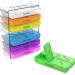 Daily Pill Organizer | 7-Day Compact Vitamin & Medication Holder | 4 Times a Day | International Shipping Available - Buy Online on GoSupps.com