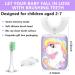 Kids Toothbrush Electric  U Shaped Ultrasonic Automatic Toothbrush with 2 Brush Heads  Six Cleaning Modes  Cartoon Modeling Design for Kids  Special for Birthday Gift (Purple) 1-purple - Buy Online on GoSupps.com