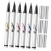 FRCOLOR 6pcs Waterproof Eyeliner White Makeup Eye Makeup Eyeliner Pen Liquid Eyeliner Miss Cosmetics Lasting