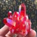 Natural Red Quartz Cluster Crystal Gem Minerals Specimen Reiki Crystal Stone - Buy Online on GoSupps.com