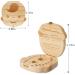 Haqatr Children's Wooden Tooth Box Children Teeth Box Baby Tooth Box Keepsake Save Organizer for Baby Kids Boy Tooth Storage Box Souvenir Baby Teeth Save Box - Buy Online on GoSupps.com