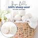 NEVELE | Efficient XL Dryer Balls (6-Pack) | Tumble Dryer Balls for Quicker Drying | Wool Dryer Balls | Tumble Leaf | Laundry Balls for Washing Machine | UK - Buy Online on GoSupps.com