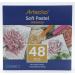 Artecho 48 Premium Soft Pastels Set - 46 Colors with 4 Fluorescent Shades - Ideal for Drawing, Blending, and Shading - Art Supplies for Kids and Beginners - Buy Online on GoSupps.com