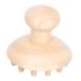 Healeved 1stk Massagekamm made of wood hair washer shampoo for the scalp guasha head massage device Hand massage devices head scraps for dandruff face child beech creative head