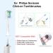 USHON 8 Pack Replacement Toothbrush Heads for Philips Sonicare | Compatible with Snap-on Electric Toothbrushes | Phillips Sonicare Click-on Brush Heads - Buy Online on GoSupps.com