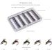 50-Part Fly Fishing Set | Colorful Assortment of Dry & Wet Flies | Bionic Fly Accessories for International Fishing - Buy Online on GoSupps.com