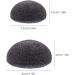 6 Pack Natural Konjac Facial Sponges Set - Exfoliating Sponge Set in 6 Colors for Gentle Face Cleansing - Charcoal, Turmeric, French Green, White, Pink & Purple - Buy Online on GoSupps.com