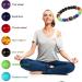 7 Chakra Healing Bracelet Real Stones Healing Bracelet With Seven Chakra Plant pattern Good Luck Bracelets Health Bangle Lymphatic Drainage 8mm Lava Rock Beaded Handmade Teens Girls Boys 1Pcs-D - Buy Online on GoSupps.com