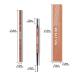Dark Brown Eyebrow Pencil - Dual-sided Mechanical Brow Pen for Precise Filling & Sculpting - Longlasting & Water-resistant - Chocolate Shade - Buy Online on GoSupps.com