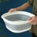 Foldable Wash Basin - Outdoors Col-lapsible Multiuse Wash Tub | Col-lapsible Dish Tub Portable Sink | Hangable Folding Laundry Tub | Camping Dish Tub | Portable Wash Dish Basin Grey - Buy Online on GoSupps.com