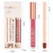 Seawave Nude Lip Liner and Lipstick Set - 12 Pcs Long Lasting Waterproof Matte Lipgloss for Black Mature Women - Makeup Gift Set - Buy Online on GoSupps.com