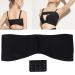 Adjustable Post Surgery Breast Band XXL - Stabilizer & Support Wrap for Breast Augmentation | Prevent Hunchback & Speed Up Postoperative Repair | Breathable & Light - Black - Buy Online on GoSupps.com