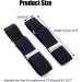 Quupy Adjustable Elastic Bracelet Shirt Sleeve Holders - Anti-Slip Cuffs for Wedding & Party Clothing Accessories - Buy Online on GoSupps.com