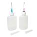Gaunt Industries - Oiler Boiler Art Bottle Set- Including (1) HYPO-200 with 25 gauge blunt needle & (1) HYPO-490 with 18 gauge blunt needle- Watercolor & Acrylic Paint Applicator- 1-1/4 Ounce Bottle