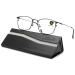 Livho Blue Light Blocking Glasses Women Men Fashion Lightweight Metal Wire Frames UV400 Computer Gaming Eyeglasses w/Case (Matte Black) S1 Matte Black