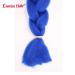 6 Packs Eunice Jumbo Hair Extensions - Blue Kanekalon Kunsthaar for Crochet Box Braids - 100 cm 165g Each - Buy Online on GoSupps.com