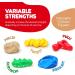 JFA Medical Therapy Exercise Putty - 5 Strengths (57g) - Extra Soft to Extra Firm - Buy Online on GoSupps.com