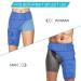 Breathable Hamstring Compression Support Band for Hip, Thigh, and Groin - Ideal for Muscle Injury Relief - Unisex (Blue) - Buy Online on GoSupps.com