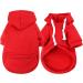 Waterproof Dog Coat - Warm Winter Jacket & Sweater for Puppies & Small Dogs | Fleece Hoodies & Autumn Clothing (1024thdebkc-Red M) - Buy Online on GoSupps.com